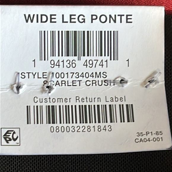 STYLE & CO (NWT) wide leg pants - Picture 10 of 10